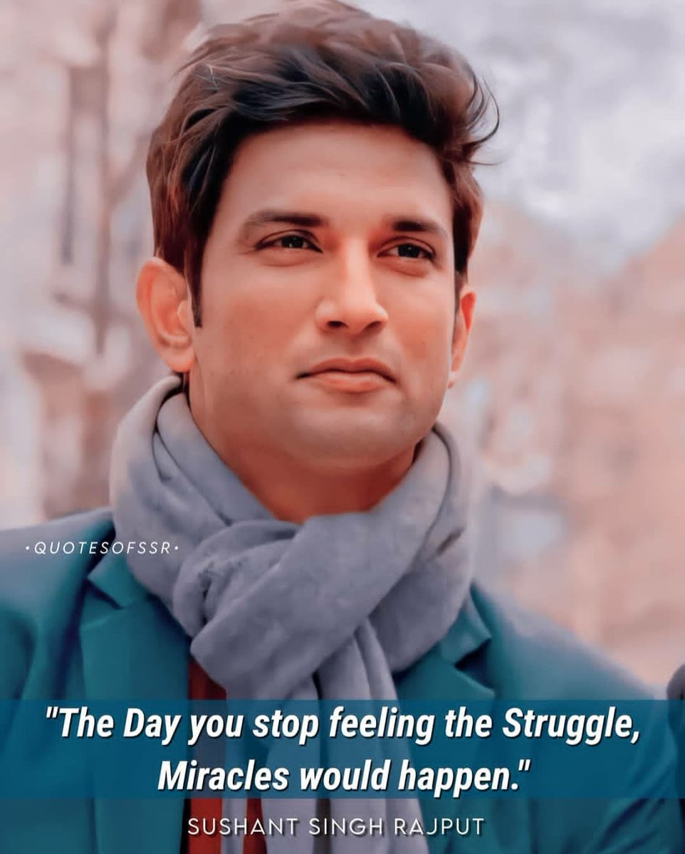 Perfect Morning with Sush's inspiring quote 💫 #SSR #JusticeForSushantSinghRajput