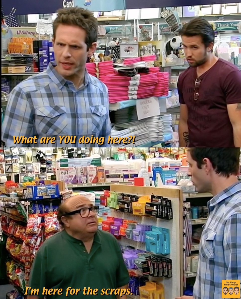 The Always Sunny Podcast (@thesunnypodcast) on Twitter photo Everybody’s got a system.
Catch up on the latest ep, The D.E.N.N.I.S. System, out now! ☀️🎧
#thesunnypodcast #newep #charlieday <a href="/RMcElhenney/">Rob McElhenney</a> <a href="/GlennHowerton/">Glenn Howerton</a> <a href="/meganganz/">Megan Ganz</a> Everybody’s got a system.
Catch up on the latest ep, The D.E.N.N.I.S. System, out now! ☀️🎧
#thesunnypodcast #newep #charlieday <a href="/RMcElhenney/">Rob McElhenney</a> <a href="/GlennHowerton/">Glenn Howerton</a> <a href="/meganganz/">Megan Ganz</a>
