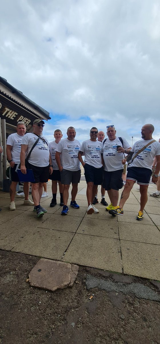 ExpressFM's tweet photo. And we are nearly off @Walkisland2023 raising money for @sparkintolife and #EnableAbility follow the live updates all day with @dazzlergamblen . Cheer them on and show your support . https://t.co/oxizfaDQ7W