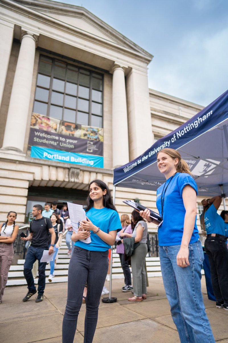 We're hosting another open day today - welcome to everyone here to take a look around our campuses. 

If you need any help while you're here, look for someone in a blue shirt. 👕  #WeAreUoN