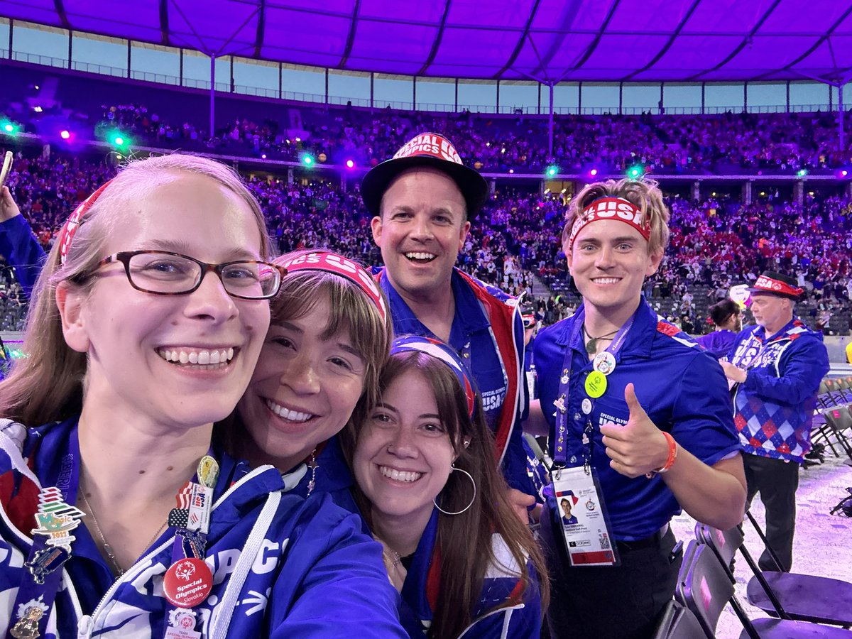 ty_krochmal's tweet photo. It was amazing to be a part of @specialolyUSA at the World Games in Berlin!

I had the honor of working on the US Comms team for @SOWG_Berlin2023 &amp; met some incredible people, was inspired by our athletes, saw new cultures &amp; left feeling equally uplifted, energized &amp; exhausted 😂 https://t.co/fadcfymok3