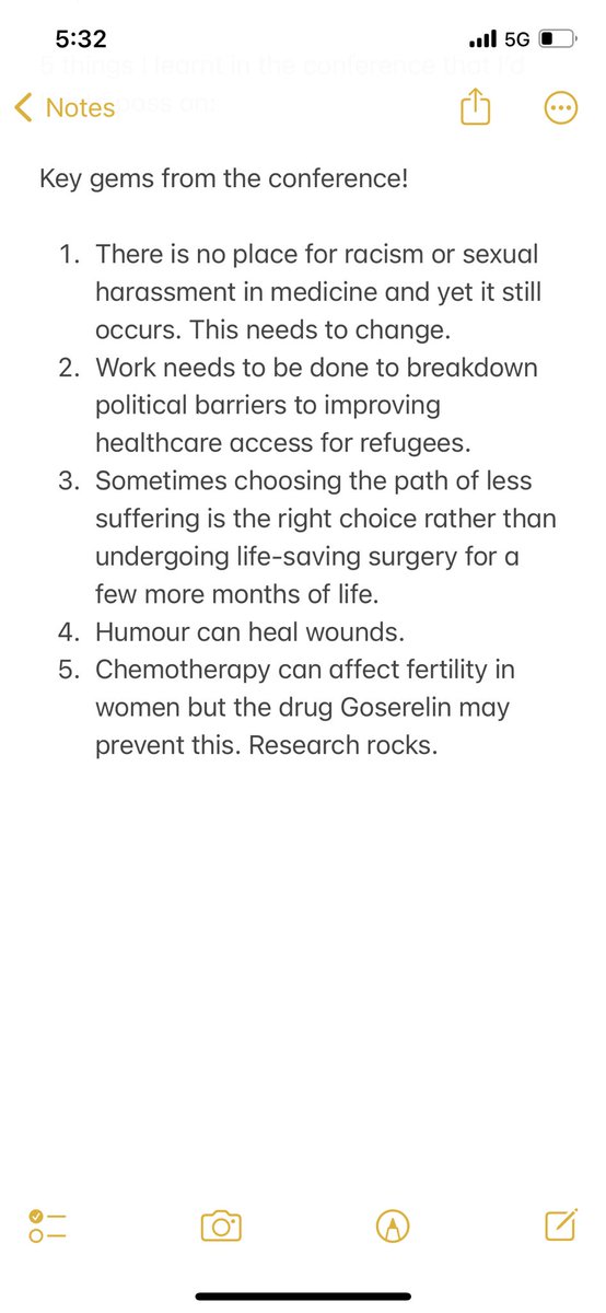 beattiegoad's tweet photo. 5 things I learnt at @unimelbmdsc week long medical student conference that are worth passing on! https://t.co/njLA7CfGO5