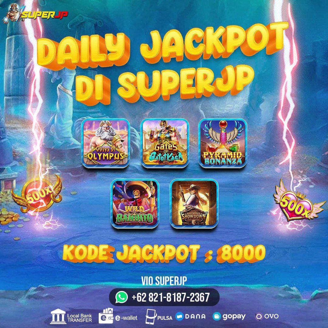 superjpbro's tweet photo. Daily Jackpot SuperJP

Masuk dan Mainkan Sekarang di Game Pilihan!

• Gates of Olympus
• Gates of Gatotkaca
• Pyramid Bonanza
• Wild Bandito
• Wild Bounty Showdown

Aktifkan Kode Jackpot : 8000

Link Login : https://t.co/Dt1B9JSZ5t
Kontak Aktif : https://t.co/a3Rr4JU0Xs https://t.co/5vG2vEGWbB