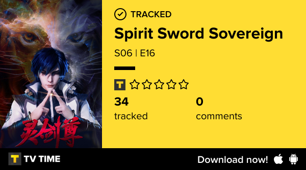 Finalizado: Spirit Sword Sovereign[S06 | E16] #spiritswordsovereign  tvtime.com/r/2SdpB #tvtime