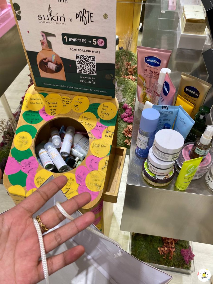 discountfess's tweet photo. pamer dan info 
JULY

jangan lupa drop empeties botol km ke sociolla. max sebulan 20 botol ya dapet point 100. 
ini aku drop max 20botol btw
100point soco senilai 10.000,- https://t.co/cmKxDIpiys
