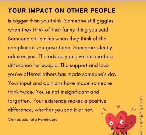Saturday Sage…. You Matter A Lot! 💕