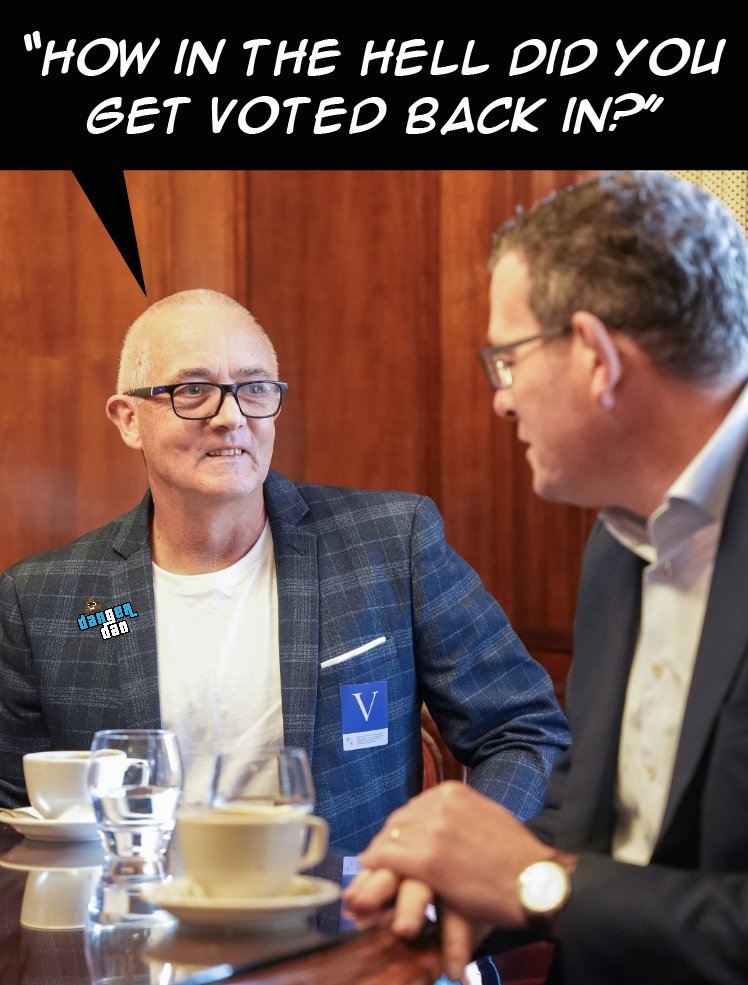 DangerBunker's tweet photo. #danandrews #ChinaDan #JailHim #AusPol #RoundShoulderedCharlatan #PIGofaman #MulgraveHunchbank #sackdanandrews #springst #dumpdanandrews #dangerdan #TwoStepDan #dannytwosteps https://t.co/CGpUzsuEuo