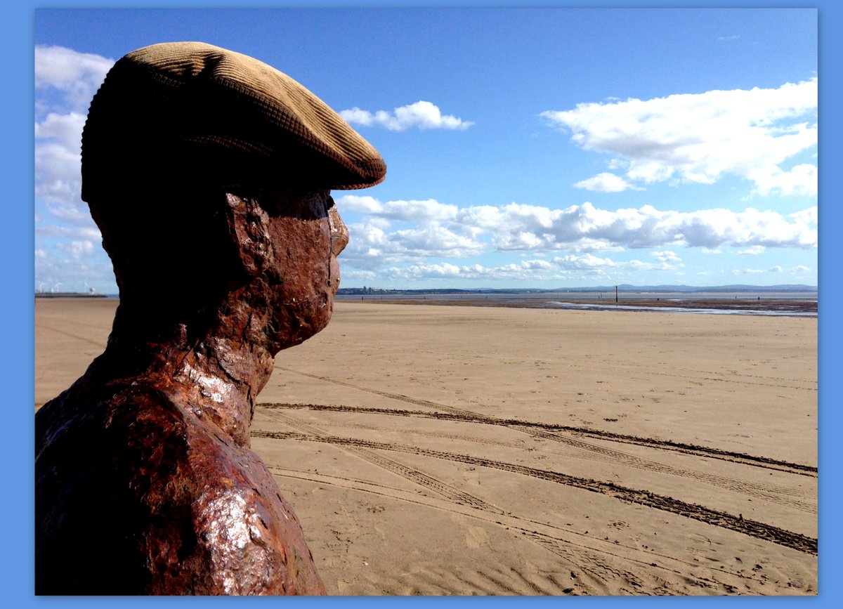 @SteveMulville @YOLiverpool @IronMenCrosby @PicsOfLpool @thedustyteapot @realrobinjmac65 @stratusimagery @peterjharvey @RNLILiverpool @snapandgo222 @RonDaviesPhoto @LiverpoolTweeta On the day after my lovely Dad died, mate took his cap & 'gave' it to an Iron Man..wonderful gesture as Dad loved to spend time at 'The Front' watcching the boats..just seemed right @IronMenCrosby @CrosbyBeachFOG @ABetterCrosby @Crosby_England @keithjones84 @LiverpoolTweeta