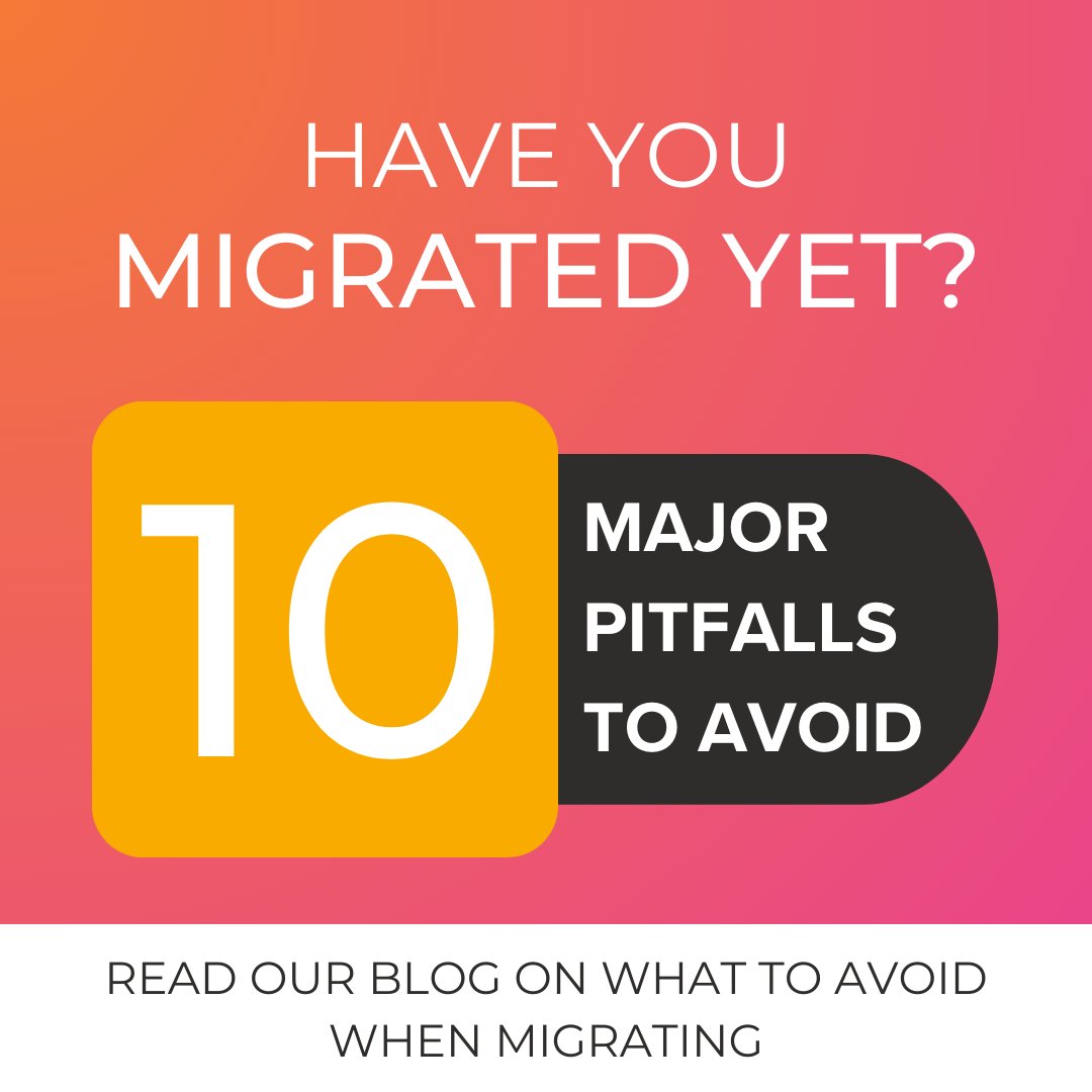 Today is the day! 📣

If you've been putting off migrating over to GA4 so far, now is the time.

Unsure where to start? Read our article on what to avoid: bit.ly/3NVjIMs

#GA4 #GA4migration #universalanalytics #google #data