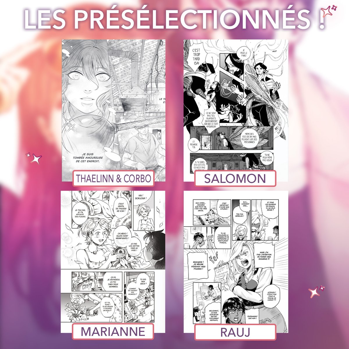 japanexpo's tweet photo. Et voici les  présélectionnés✨

👉 A vous de voter : https://t.co/WualXQM3rm https://t.co/RB0ifO2e0L