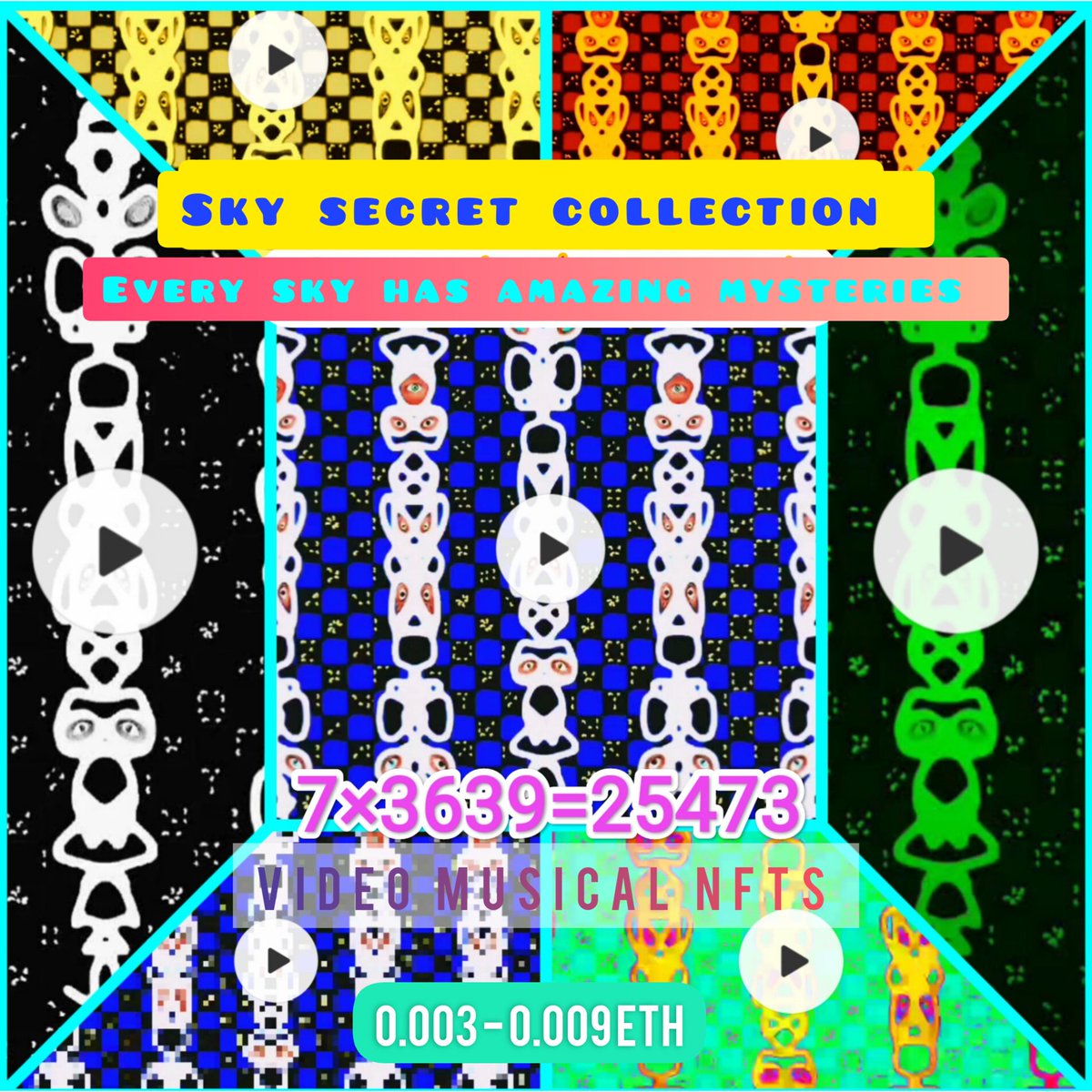 An amazing collection
🔑 Sky secret collection 🔑
Every sky has mysteries that will show after buying in Unlockable Content section 
#nft 
#NFTs 
#MYSTERY 
#investing 
#sky 
#NFTsales
#nftgame 
opensea.io/collection/sky…