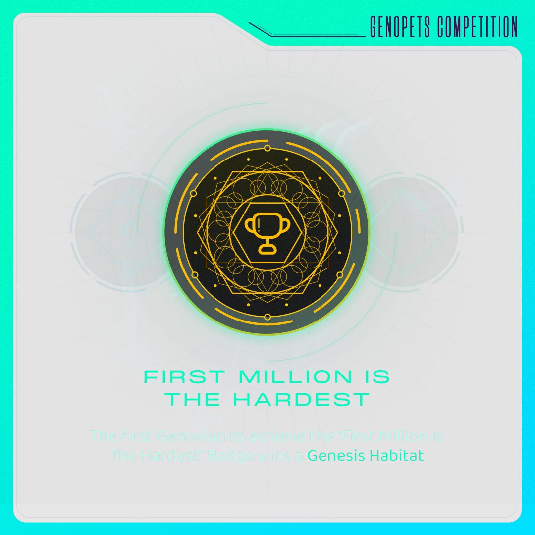 Have you heard?!?!

A "Step Up Your Game" Competiton was announced during Townhall and you won't wanna miss out.

Competition 1: Persistence is A Virtue (competition ends in 10 days)
Competition 2: First Million Is The Hardest

Do you have what it takes to take home the prize?