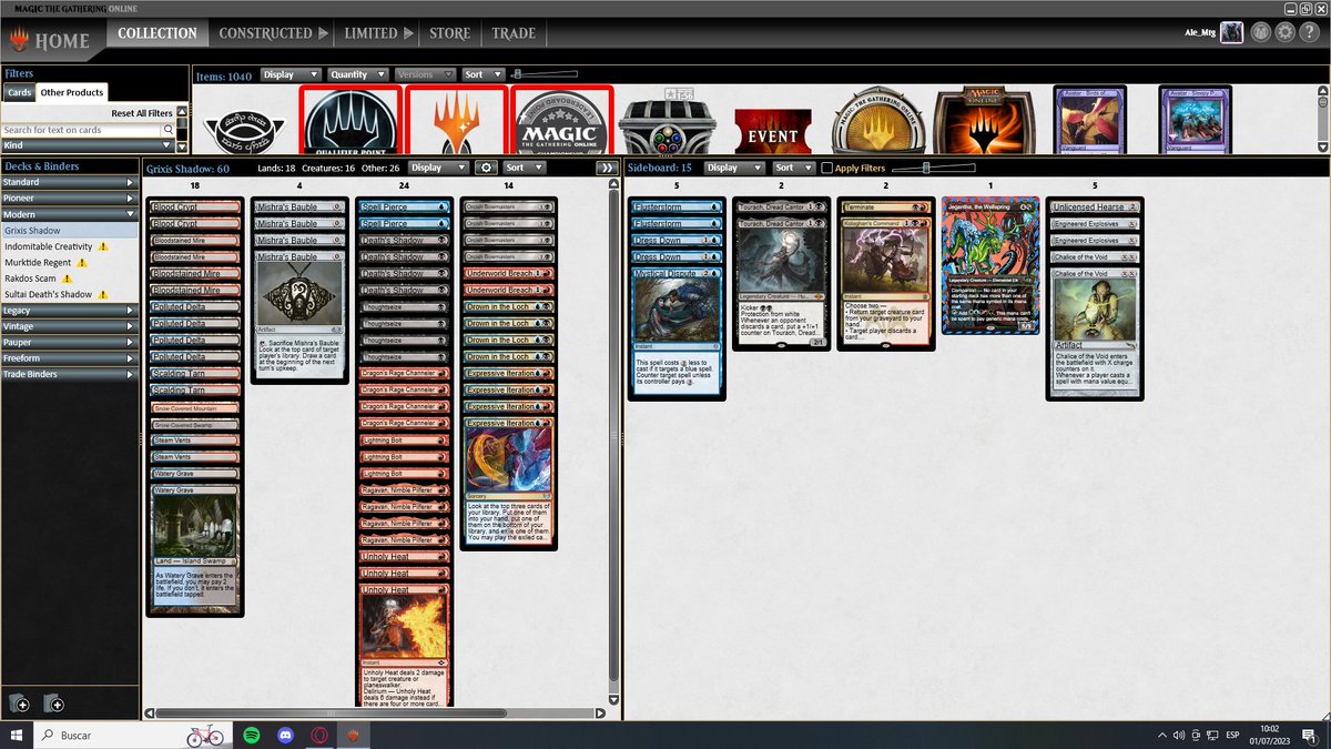 Won Modern Challenge, decklist is pretty good, if you have any questions i dont have problem in answer, bowmaster is cracked