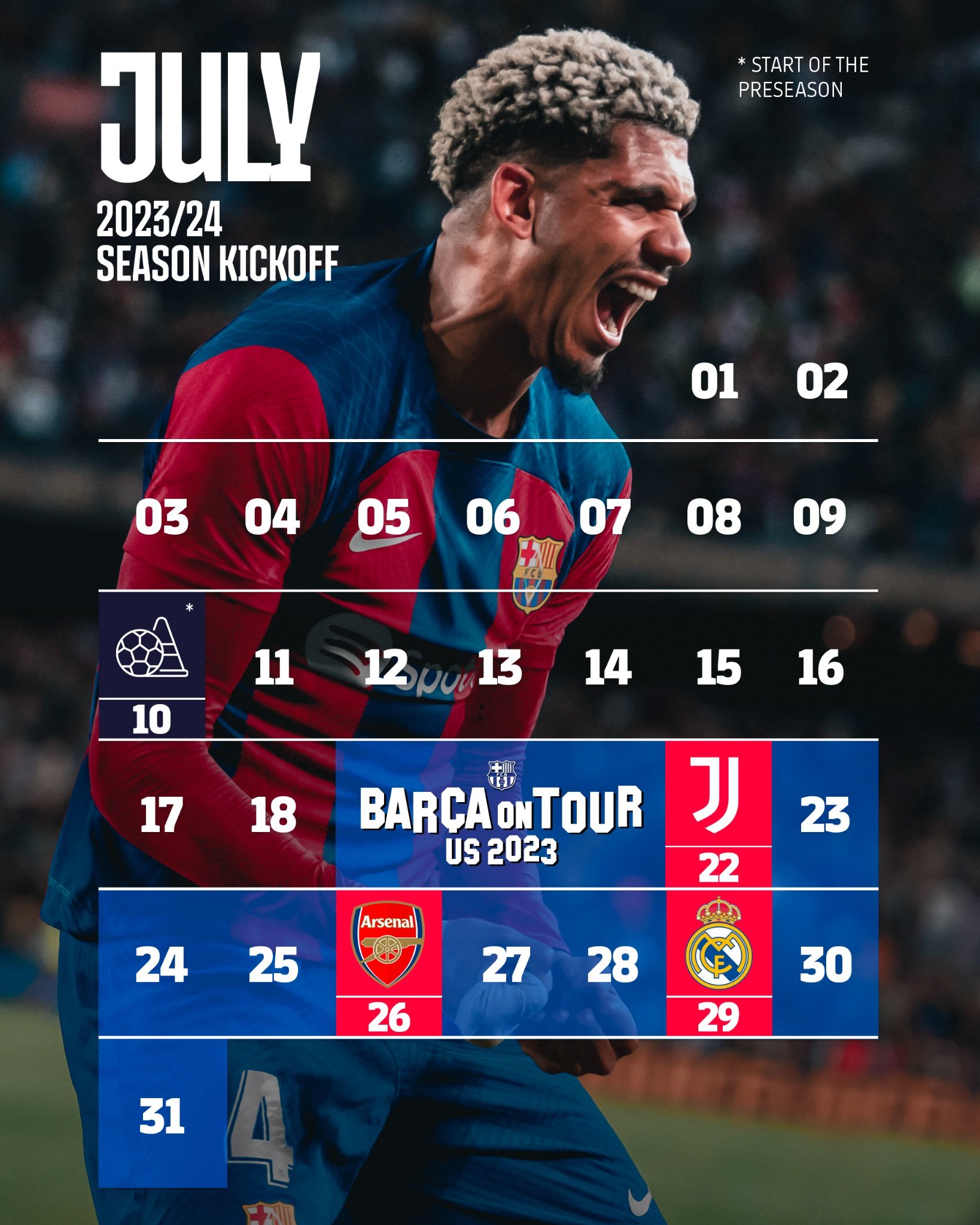 Barca Stuff Indonesia on Twitter: "Jadwal Barca di bulan Juli. https ...