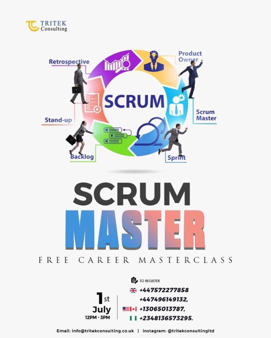 Boboye_Ak's tweet photo. Just about 3 hours to go till Tritek Consulting Limited's project management Masterclass.
It's not too late to sign up and take the huge leap needed that could change your life.
https://t.co/HOaEVSoJJr
#TritekMasterClass https://t.co/JPWkdsFIhc