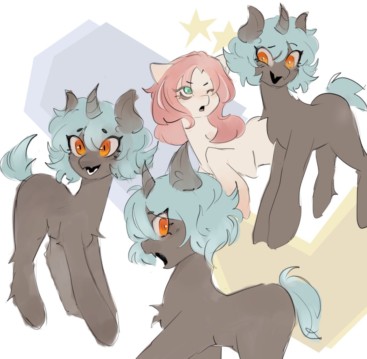 Psyclawps's tweet photo. Hello I'm gonna drop these random pony sketches n then leave byebye https://t.co/Lo0niQGrfq