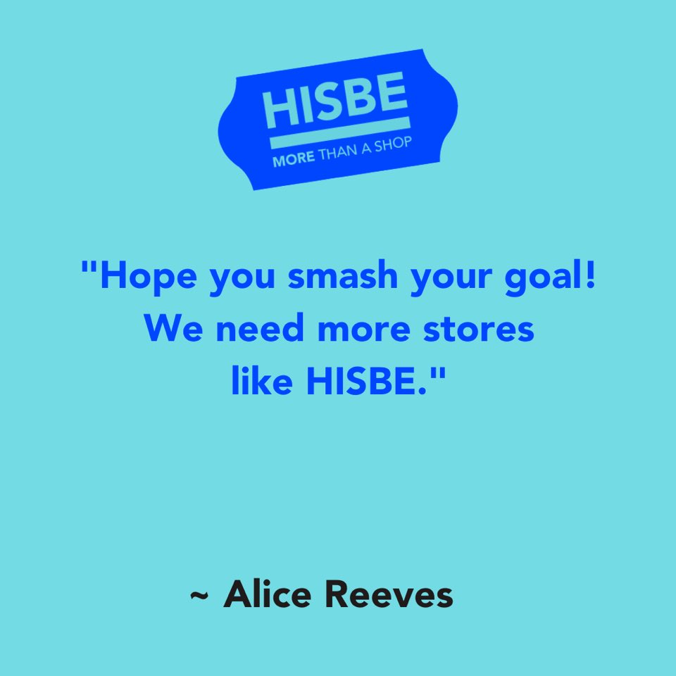 Please retweet!

We 💙 these comments from local people who contributed to the #HISBE #MoreThanAShop #Crowdfunder

If we hit the £75k target we get another £25k in match-funding &amp; back on the path to opening more stores! 

So please keep sharing! THANK YOU
crowdfunder.co.uk/hisbe-more-tha…