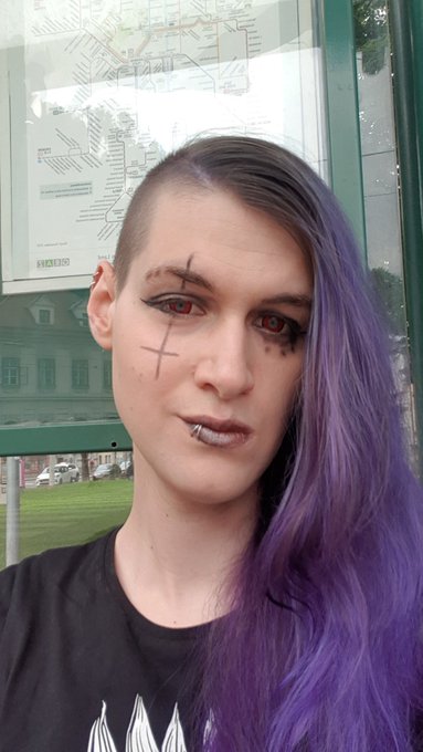 The weather for this year's pride is very poopy, so I'm going for the antichrist look X) https://t.c