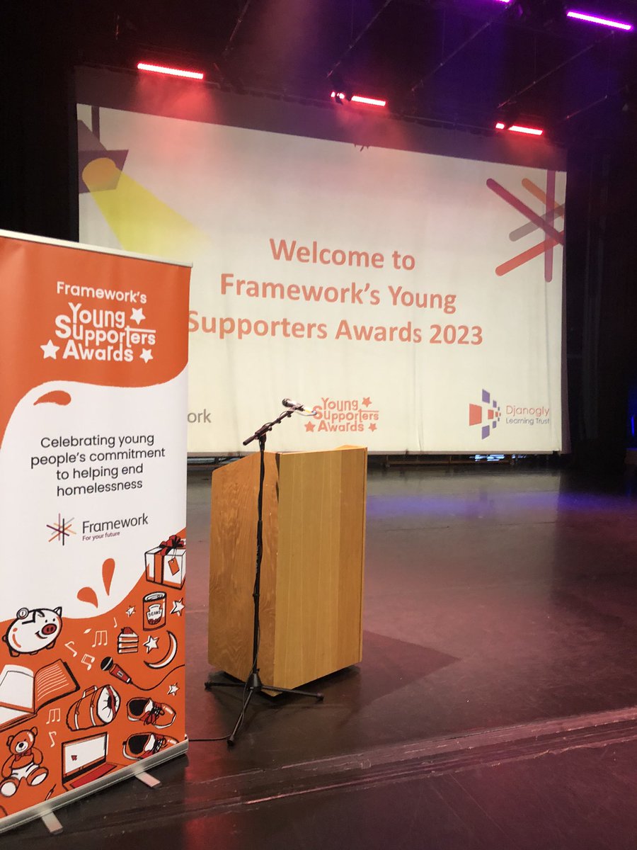 MissHulland's tweet photo. Great night getting to see our students collect their young supporters award from @Framework_HA  for raising £658.70 through the Big Sleep out event ⭐️ 👏 @SteveJudge @HMrsmcleod @HeanorGateSA https://t.co/KlrxCIr0iW