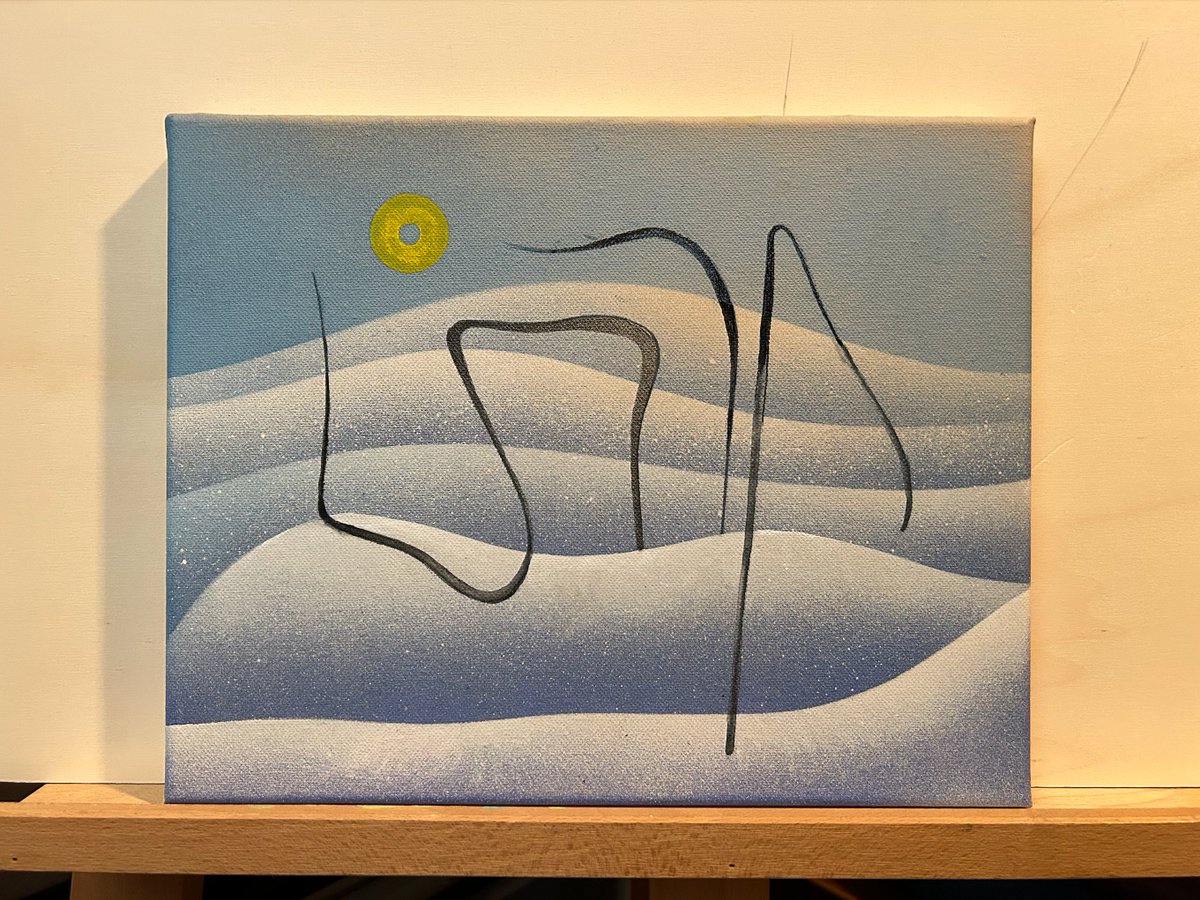 been painting all night