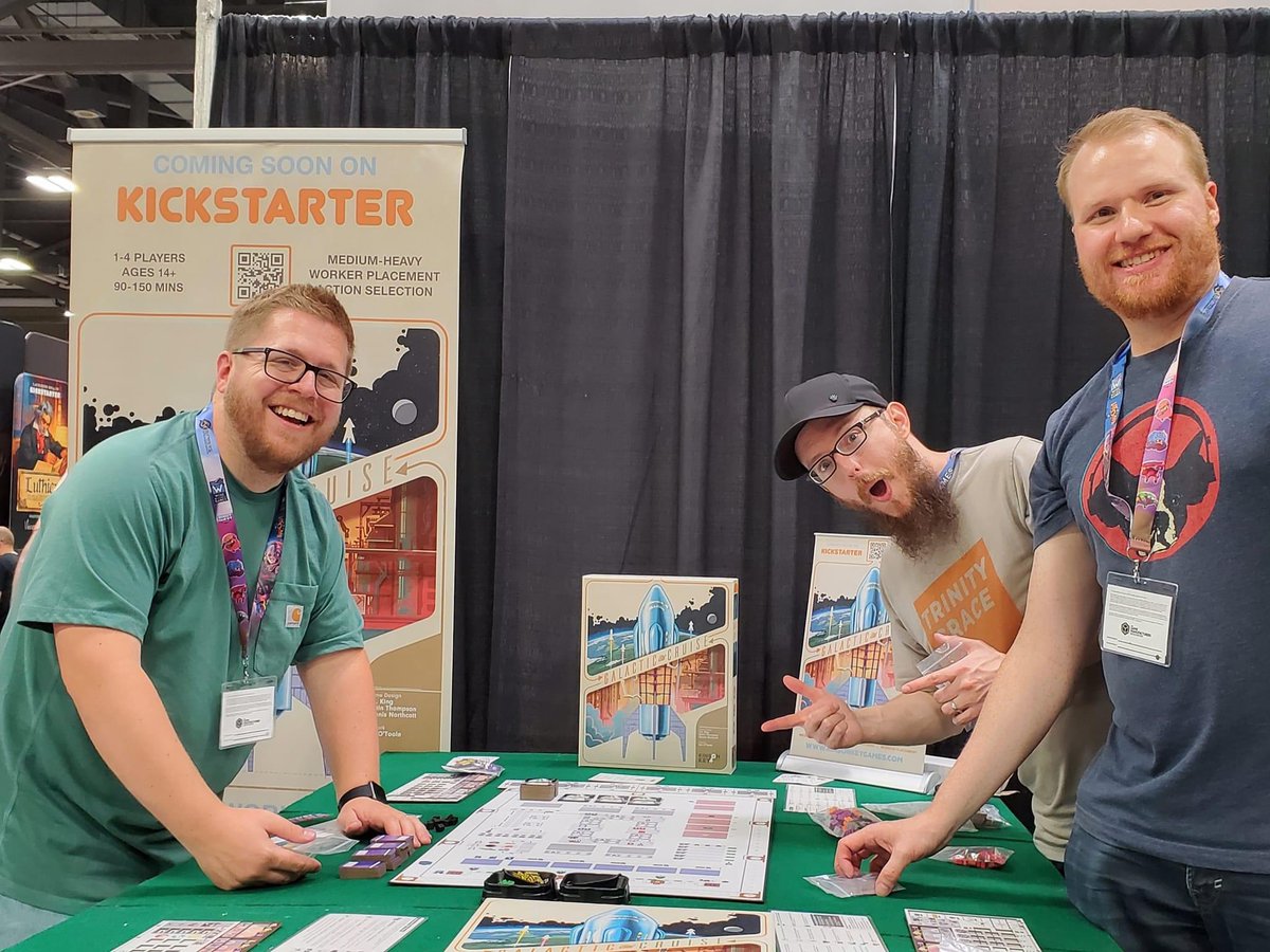 Kinson Key Games (@kinsonkeygames) on Twitter photo We had a fantastic time at <a href="/originsgames/">Origins Game Fair</a> 2023 last week! We got in some great plays of Galactic Cruise and loved meeting and hanging out with lots of cool folks! We had a fantastic time at <a href="/originsgames/">Origins Game Fair</a> 2023 last week! We got in some great plays of Galactic Cruise and loved meeting and hanging out with lots of cool folks!