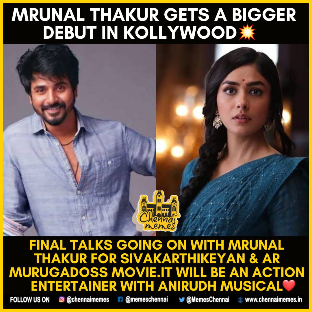 #Sivakarthikeyan #MrunalThakur 💥