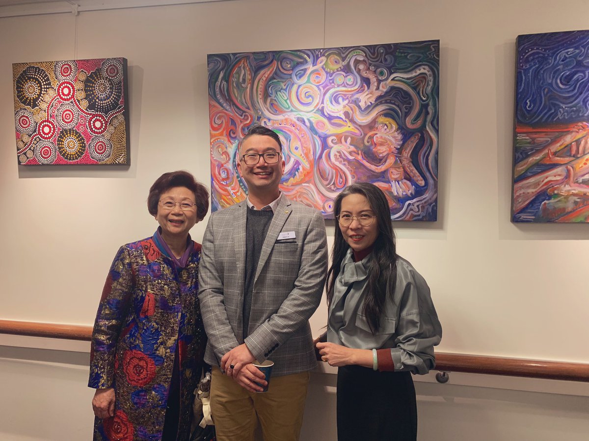 Just attended the opening of the Sunnybank Private Hospital Gallery, featuring  the beautiful works of some great artists and friends, for the inaugural installation and celebration of NAIDOC Week 2023!

Well done to the World Arts & Multi-Culture Inc. 

#artshealth #NAIDOC