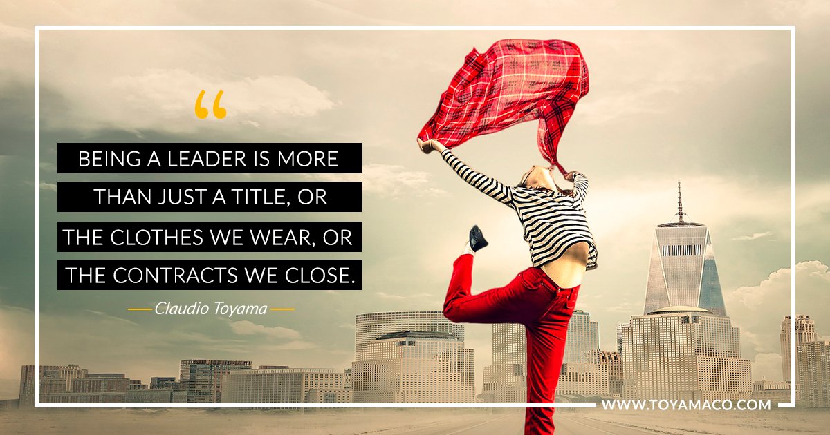 ClaudioGT's tweet photo. “Being a leader is more than just a title, or the clothes we wear, or the contracts we close.” #SSVWay #leadership https://t.co/trIyfJDnrl