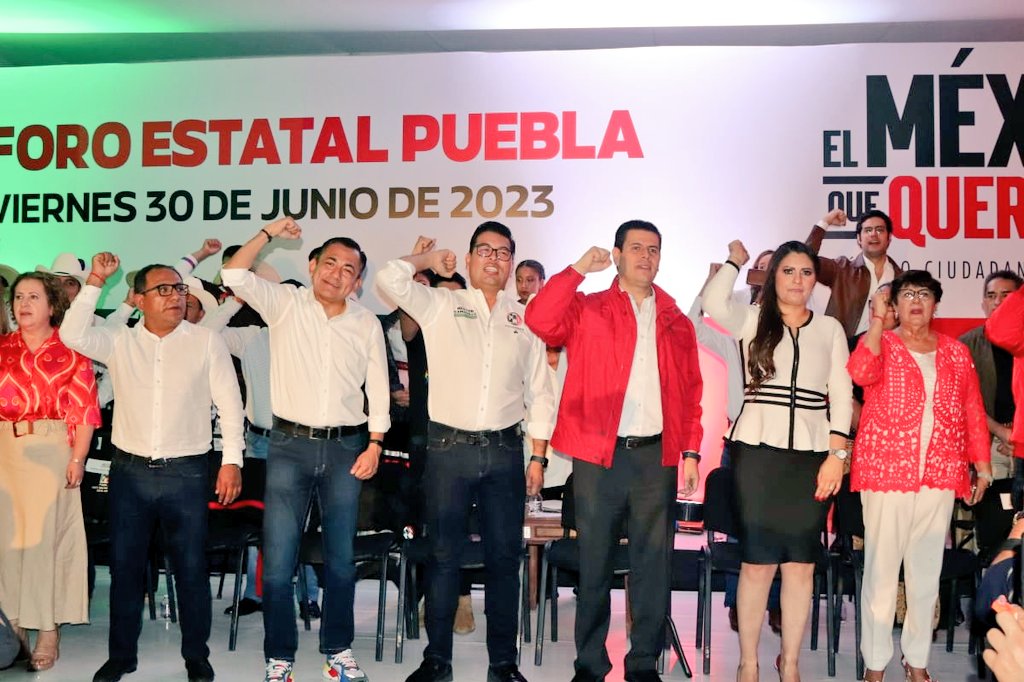 En representación del presidente nacional <a href="/alitomorenoc/">Alejandro Moreno</a>, el secretario de Operación Política del <a href="/PRI_Nacional/">PRI</a>, @miguelalonsogob, clausuró en #Puebla los foros para #ElMéxicoQueTodosQueremos, en compañía de los dirigentes <a href="/NestorCamarillo/">Néstor Camarillo</a> y <a href="/DelfinaPozosV/">Delfina Pozos</a>.
#UnidosSíPodemos 🇲🇽