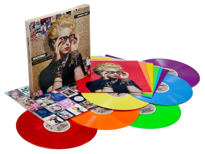 The Rainbow edition of Madonna's 'Finally Enough Love - Fifty Number Ones' is out today! 🌈

#Madonna #FinallyEnoughLove #vinyl #album🏳️‍🌈#Pride 🏳️‍⚧️