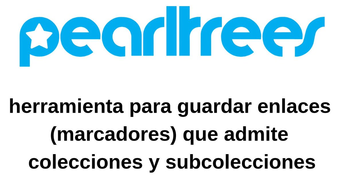 InakiJM's tweet image. #Pearltrees herramienta para guardar enlaces (marcadores); admite colecciones y subcolecciones ... 😃
youtu.be/hqJWBq-6Wl4?li…
#NoSinMiYouTube
