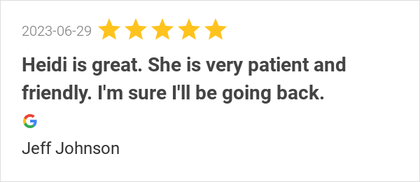 goheidimitchell's tweet photo. New 5.0-star Review: "Heidi is great. She is very patient and friendly. She is an excellent instructor with a... https://t.co/lj3sYu847o
