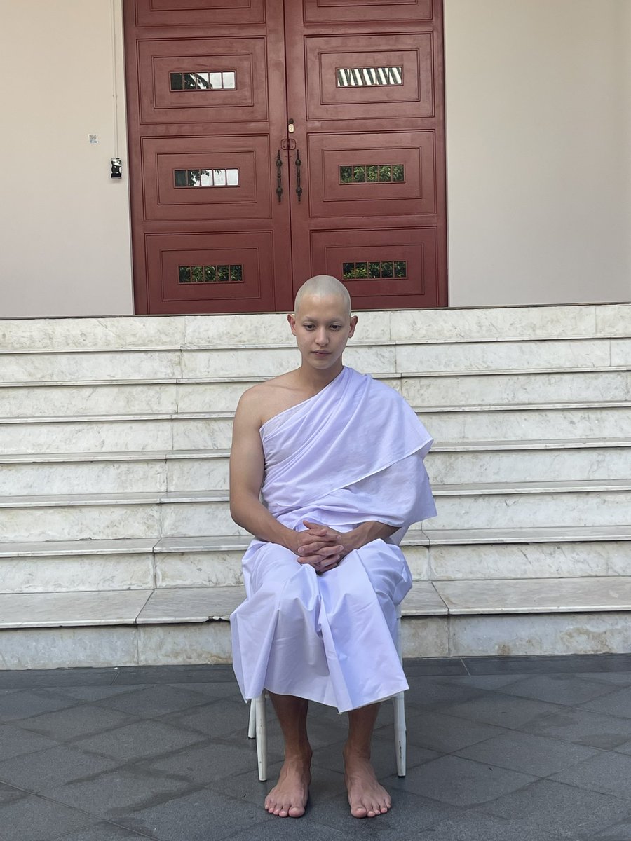 Charnchalard's tweet image. ขอขอบพระคุณทุกท่านที่มาร่วมอนุโมทนาบุญในงานบวชวันนี้ 🙏