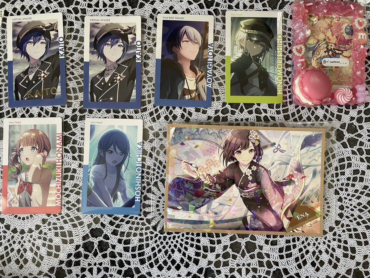 プロセカ ePick card series vol.6 B エピカ 交換
 アニメイト特典

譲…箔KAITO 冬弥 志歩 穂波 一歌 KAITO
特典:絵名

求…エピカ:特訓後こはね、杏
特典:こはね又は杏

箔⇔箔同士。
初回取引固ツイ必読。お気軽にどうぞ。