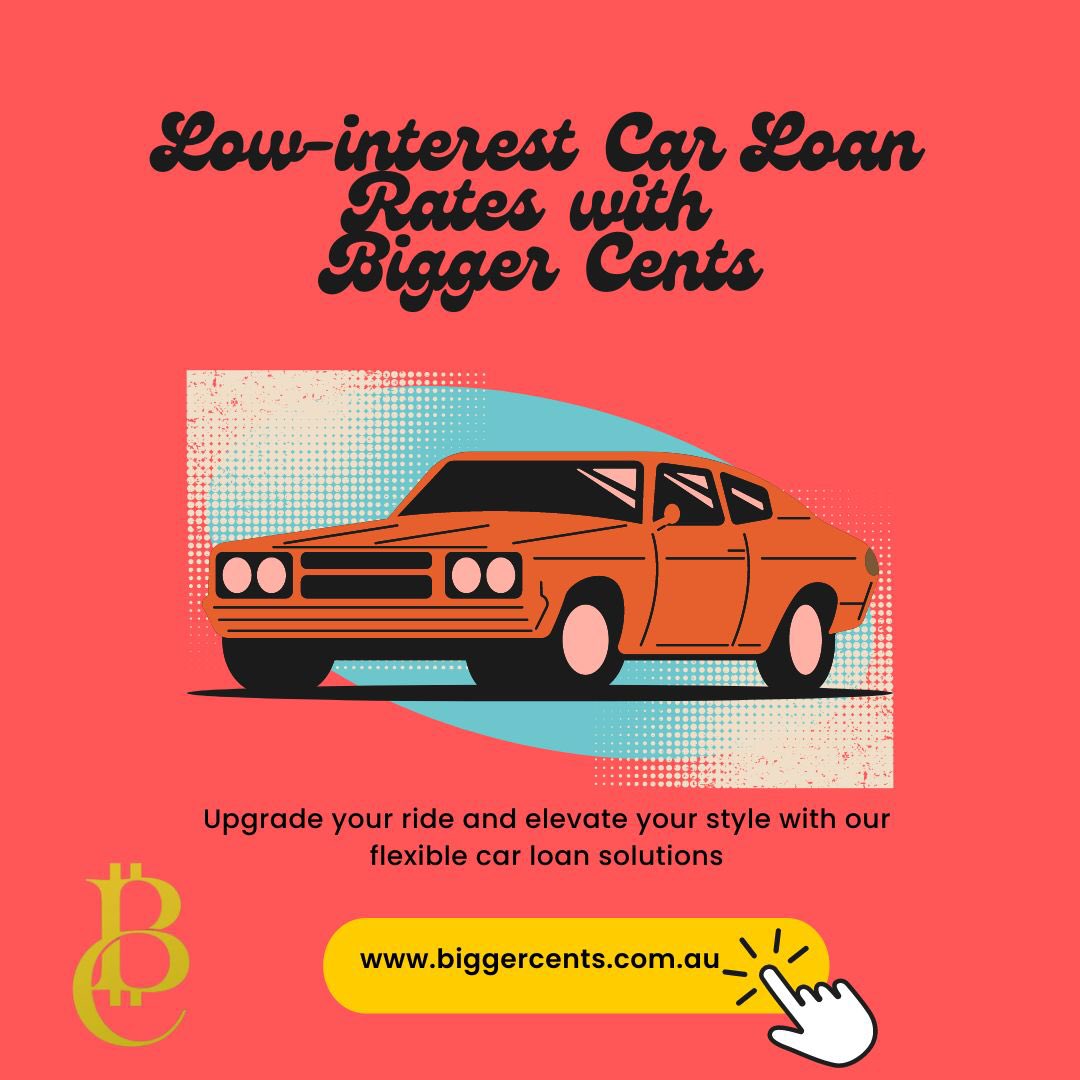 '📉 Say goodbye to high interest rates! Bigger Cents brings you a low-interest car loan that's music to your ears. 🚙 Let's turn your car dreams into a reality today! 

#CarFinancing #CarLoanApproval #NewCarLoan #UsedCarLoan #LowInterestCarLoan #CarLoanRefinance #TrustedCarLoan