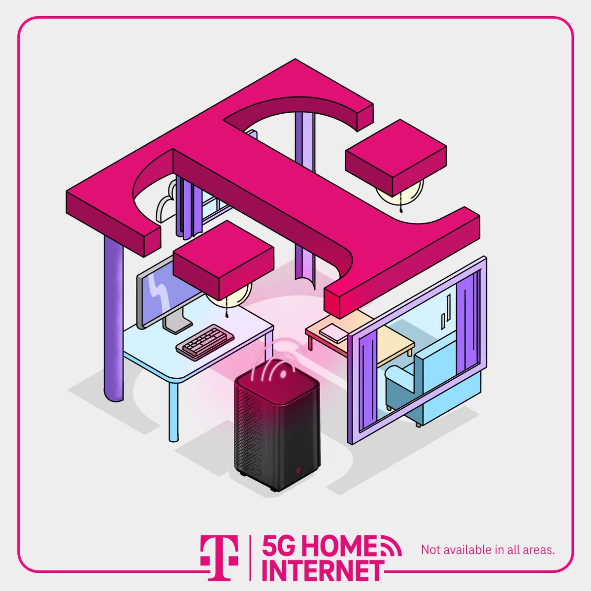 maugarza05's tweet photo. PSA 🗣 @tmobile has 5G home internet with price lock guarantee so rates won’t ever go up 😎 https://t.co/uz41bX1NCM

#TeamMagenta https://t.co/owmqOF6YoS