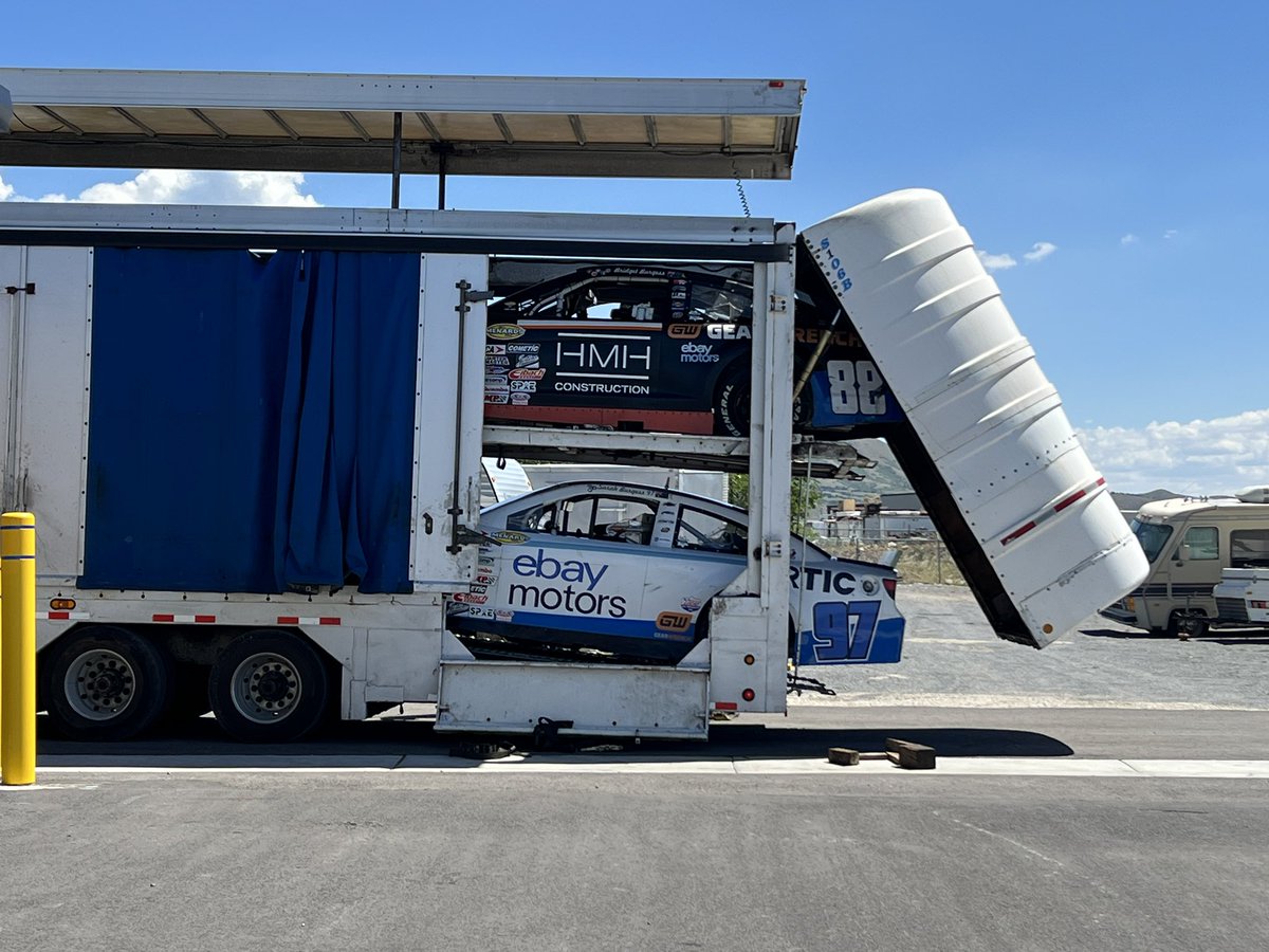 Bitter sweet day today as the cars go to their new home, back to NC. 
No regrets, memories forever…. Motorsports is a tough business
<a href="/ARCA_Racing/">ARCA Menards Series</a>