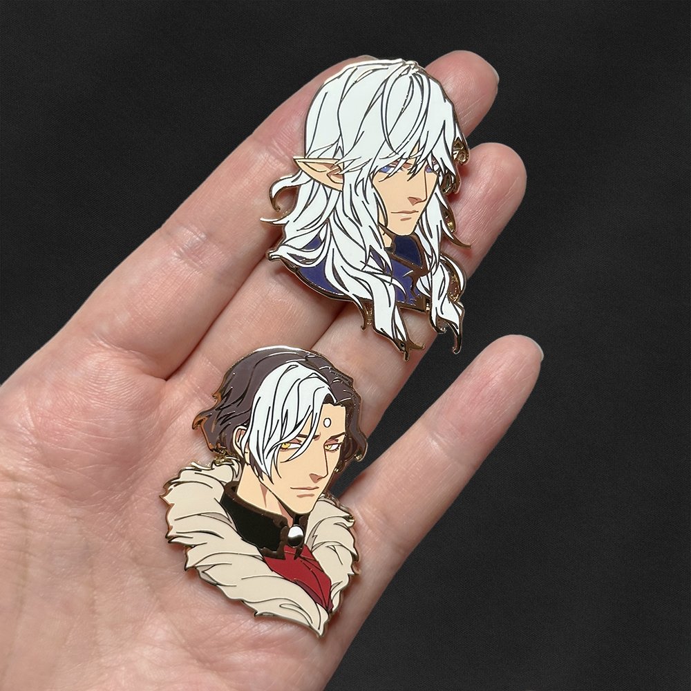 BURSTING THROUGH YOUR DOOR
my ffxiv enamel pins arrived❗❕ i was so worried they wouldn't make it aaaahhhh 😭😭

i'll have them at ax and then online!!

i also have a themis but i forgot to take a photo hehe i promise he exists 🫶🏻

#AX2023 #AXArtistAlley2023 #AX2023ArtistAlley