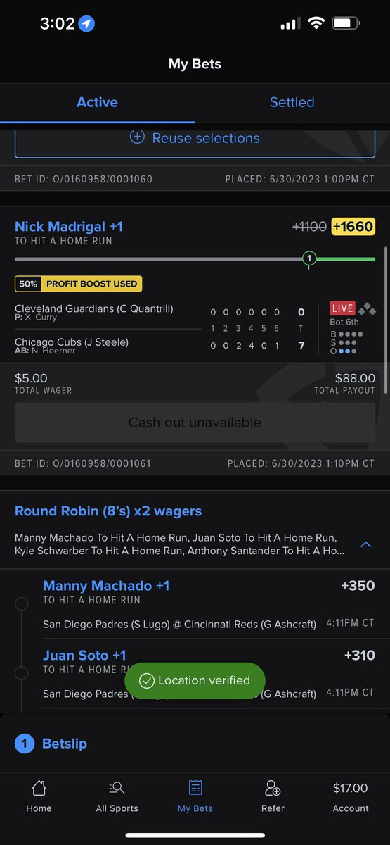 monique_janel's tweet photo. I heard that was his first Homer! Should have put more  #GamblingTwitter https://t.co/UnlNrzVSTA