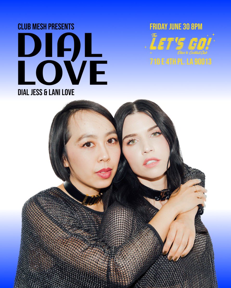 Back in LA &amp; DJing with @DialJESS at The Let’s Go disco &amp; cocktail club! Join us in person or in the chat Twitch.tv/djlanilove