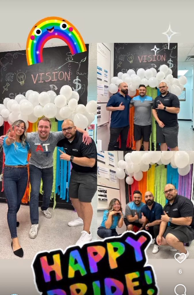 Celebrating diversity and unity this Pride Month! #prideindsw ❤️🧡💛💚💙💜 #GoWest #LifeAtATT #BringtheHeatDSW #DesertTKO