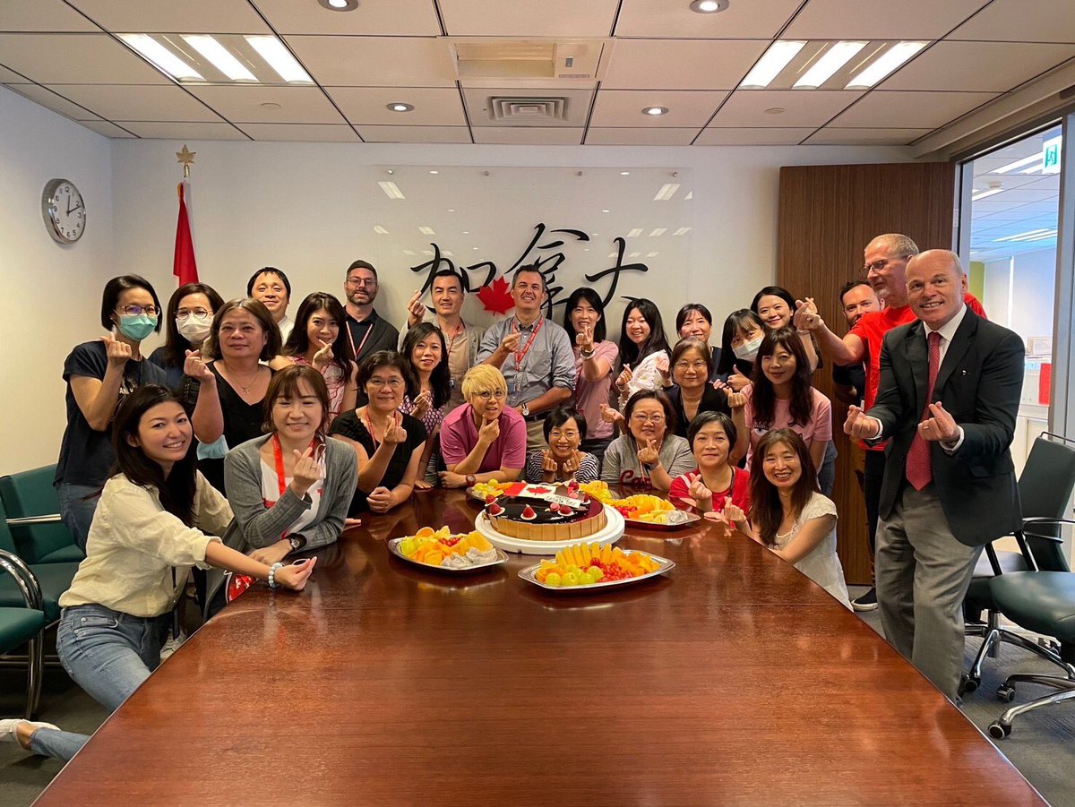 加拿大國慶節快樂！Joyeuse fête du Canada from the Canadian office in Taipei!