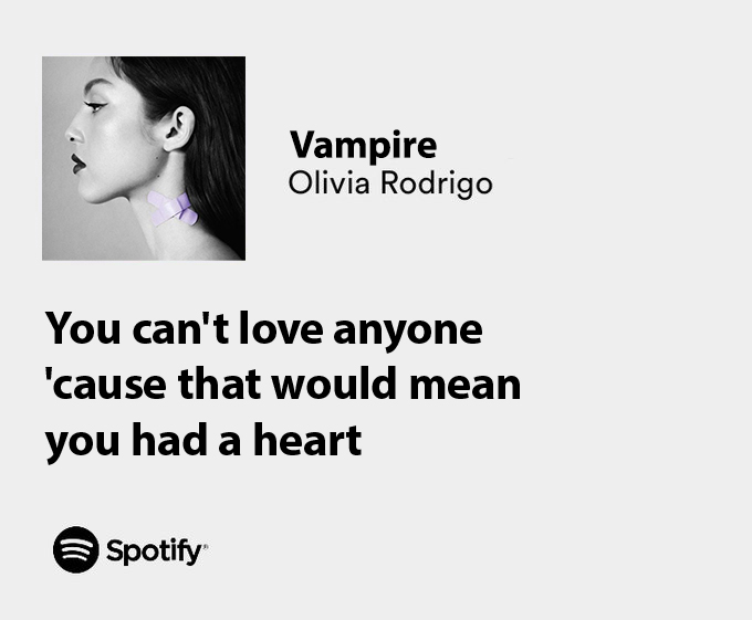 What Olivia Rodrigo's 'Vampire' Lyrics Really Mean