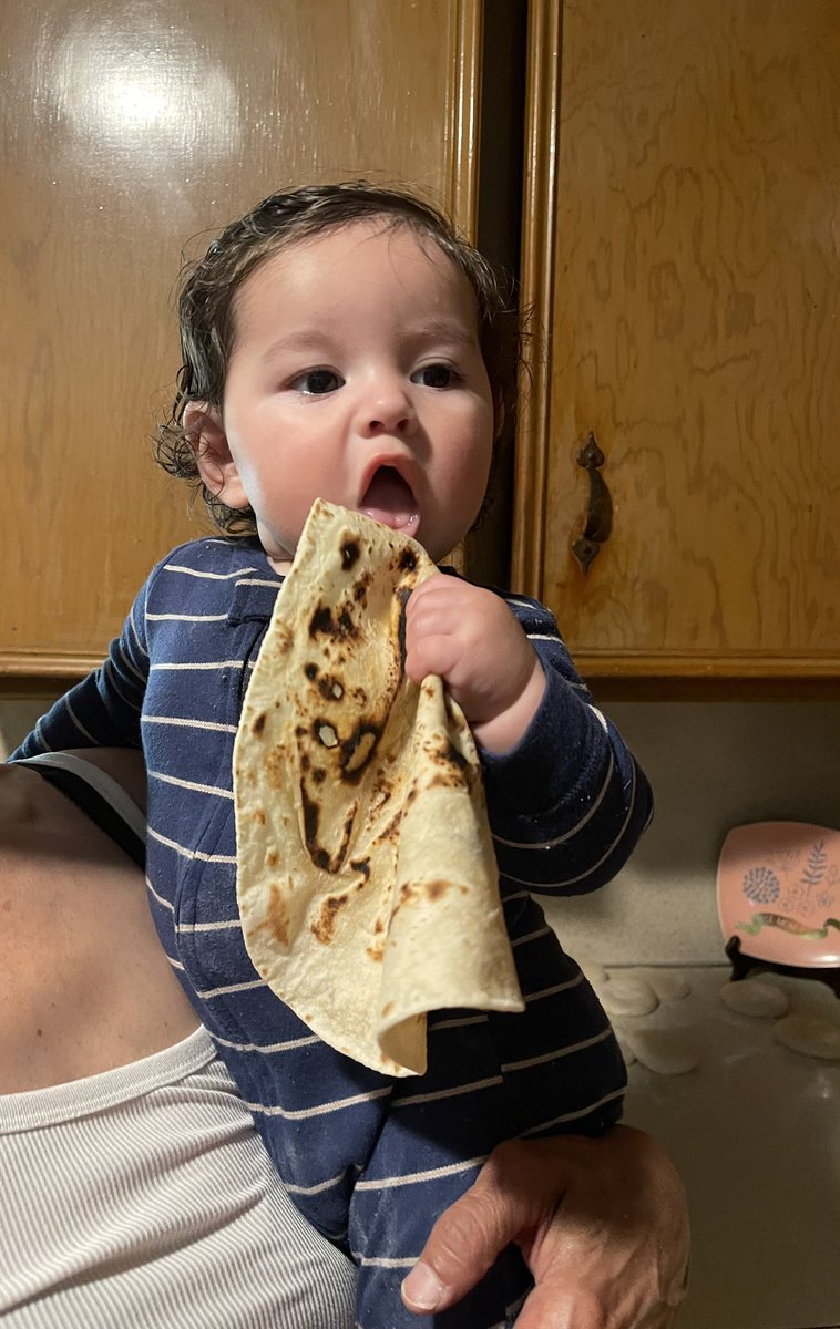 i hope this pic of my son wanting to devour an entire flour tortilla makes you smile a little