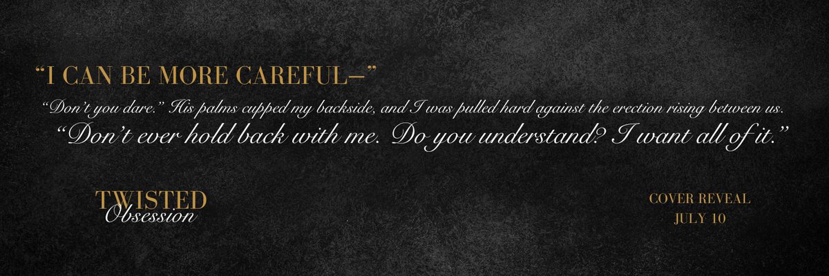 𝑻𝑾𝑰𝑺𝑻𝑬𝑫 𝑶𝑩𝑺𝑬𝑺𝑺𝑰𝑶𝑵 𝐂𝐎𝐕𝐄𝐑 𝐑𝐄𝐕𝐄𝐀𝐋 𝐉𝐔𝐋𝐘 𝟏𝟎𝐭𝐡! 
I hope you're in the mood for some off the chart 🌶️ because that's what we're cooking tonight!
<a href="/goodreads/">Goodreads</a> - bit.ly/438pfUp

#spicybooks #amwritingdarkromance #mafiaromance