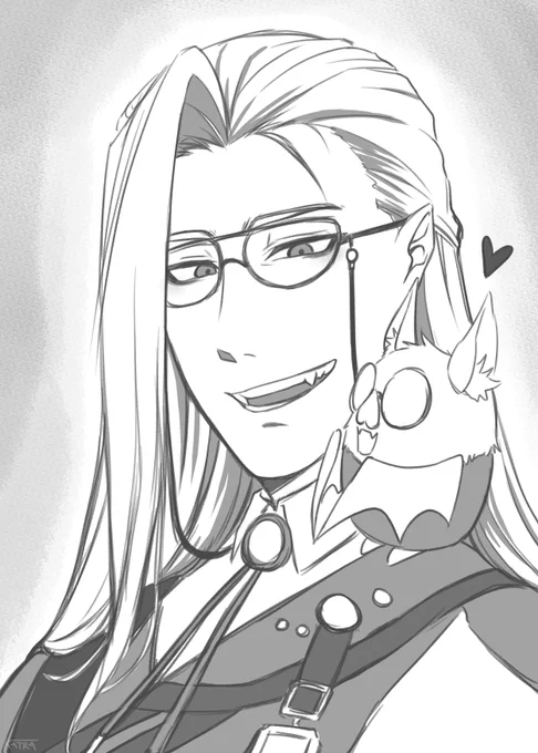 Congrats on getting adopted (?) gramps! 🖤
#VespART 
