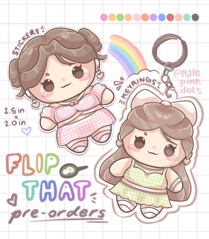palepinkdots's tweet photo. 🍳 LOONA KEYCHAIN &amp; STICKER PREORDERS !! 🍳

-- die-cut stickers, OT12 sticker sheets, and acrylic keychains! [USA only for now, closes mid(?) July]

pre-order link (pls rt!!): https://t.co/TZjlQS0KXS https://t.co/8ATKTE3wex