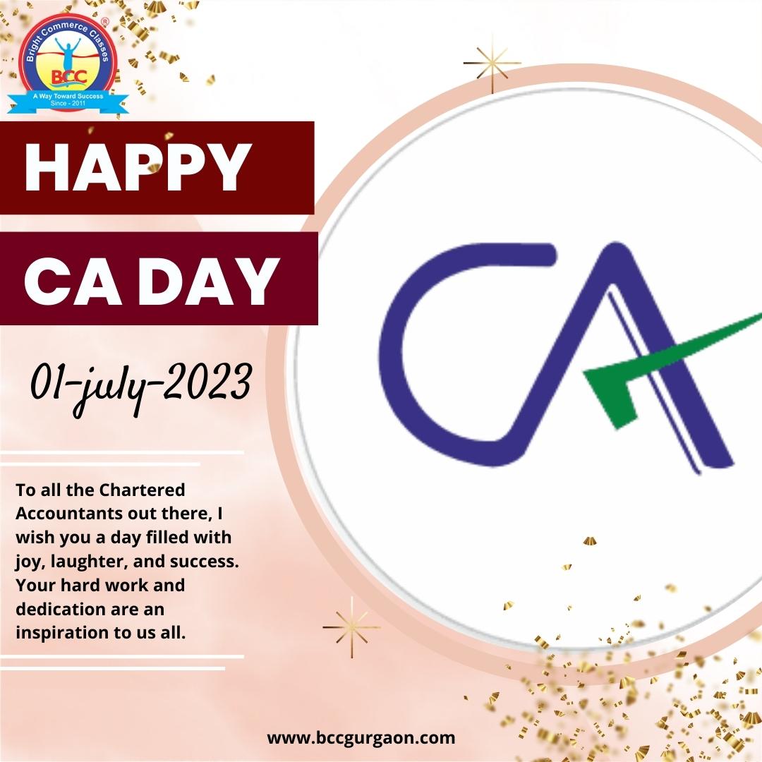 Happy CA Day To all the Chartered Accountants out there, I wish you a day filled with joy, laughter, and success. Your hard work and dedication are an inspiration to us all.

#commercecoaching #commerceinstitute #bestcommerceclasses #bestcommerceacademy #bccgurgaon