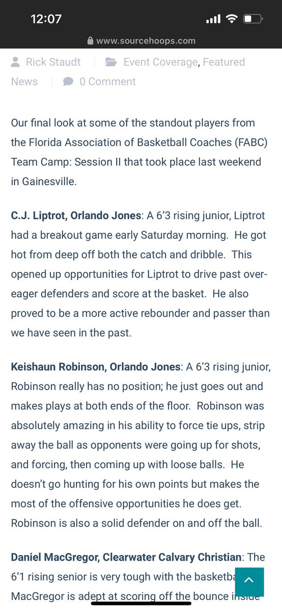 Little recap of a game in Gainesville Team Camp. @CoachHallNTF @coachal100 @SourceHoops @BTS_Report @VerbalCommits