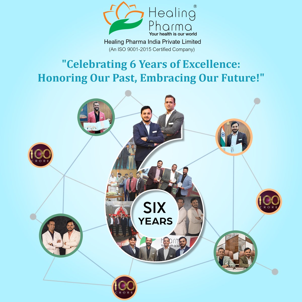 We are proud to announce that we have completed 6 years of bond with healthcare and excellence. Our aim is to bring a change in healthcare, to make healthcare accessible for all.  #6yearscompleted #6yearsofhealingpharmaindiaprivatelimited  #pharmacompany #healthcareproduct